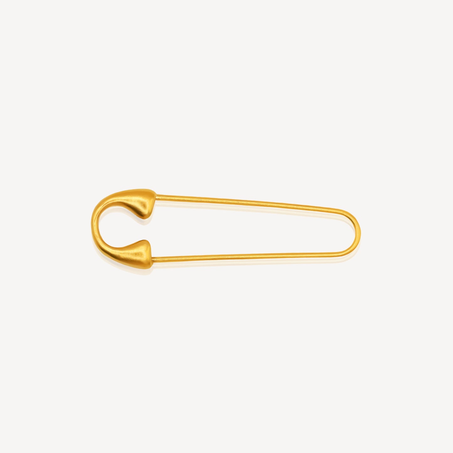 999 Gold Basic Brooch Pin