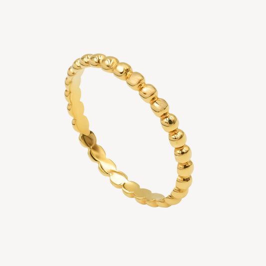 916 Gold Beads Ring - Top Gold Shop