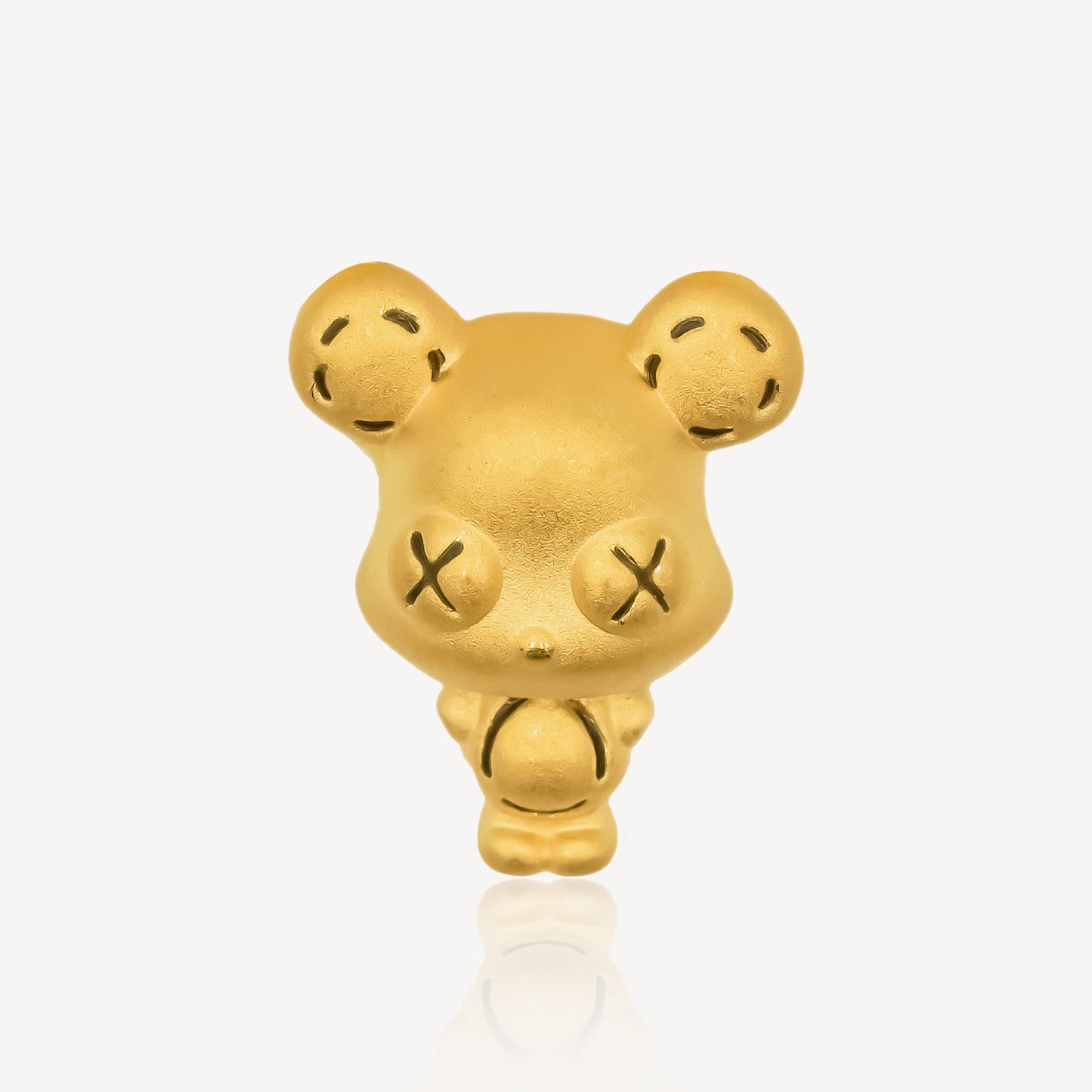 916 Gold Bear Charm VIII