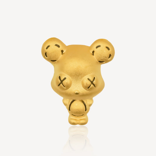 916 Gold Bear Charm VIII