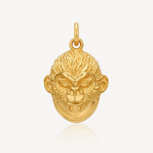 916 Gold Black Myth Wu Kong Pendant (Head)