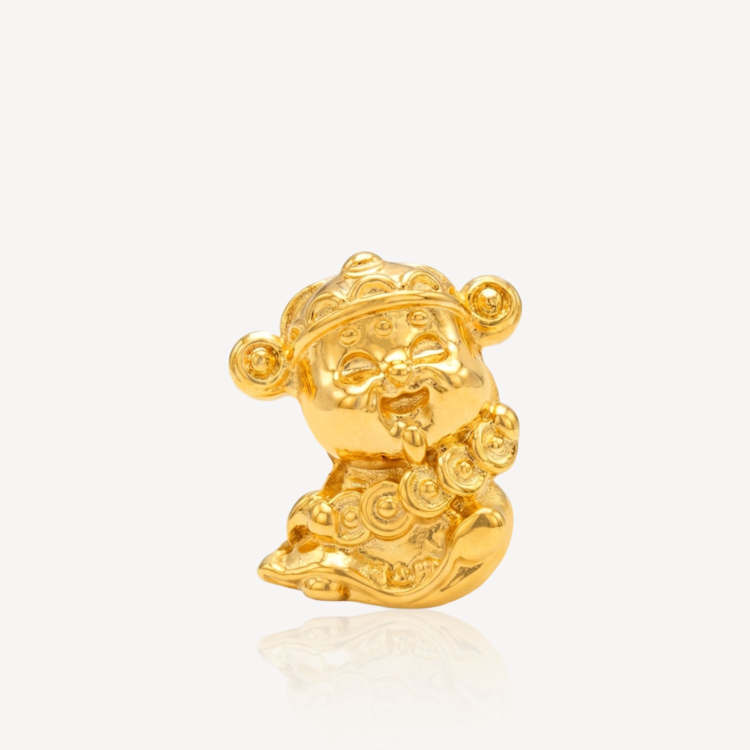 916 Gold Cai Shen Charm - Top Gold Shop Gold Jewellery in singapore