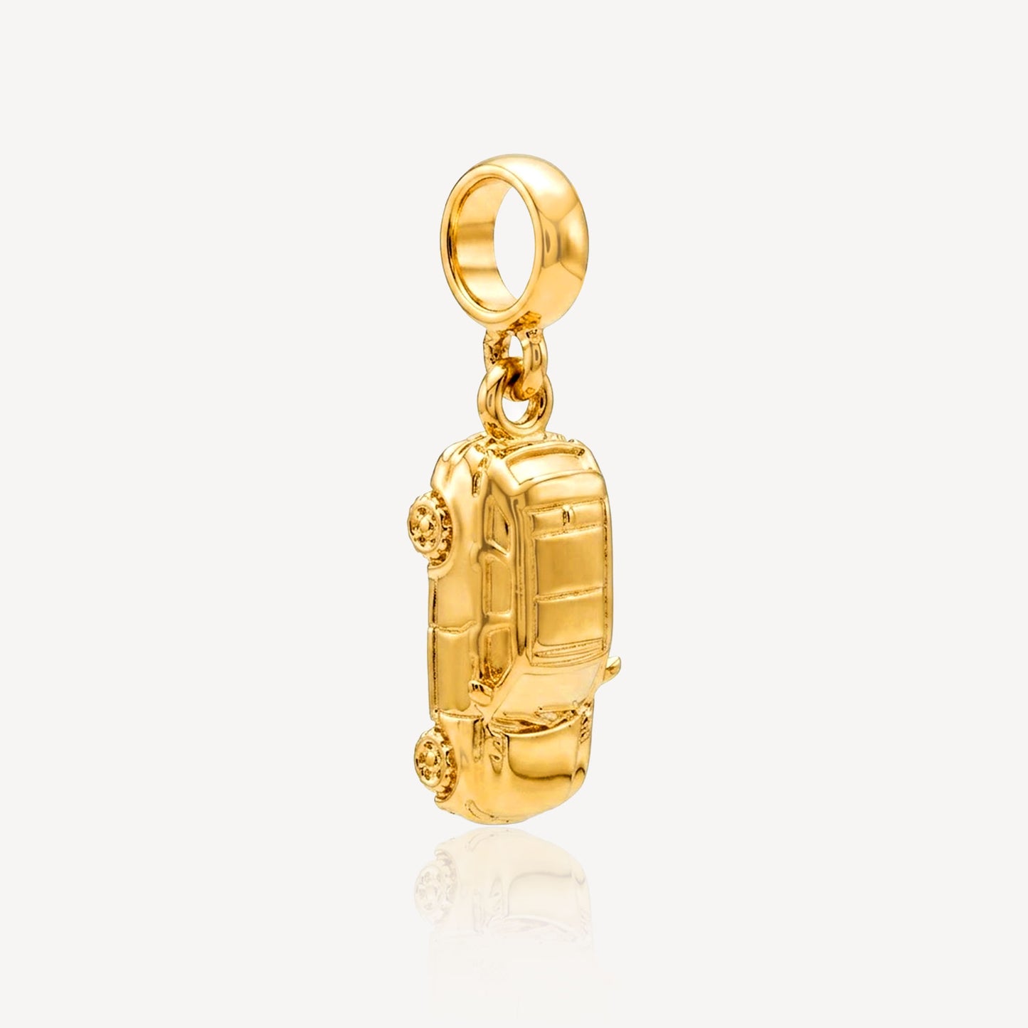 916 Gold Car Charm (FREE SHINY STRING)