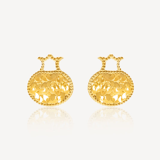 916 Gold Celestial Earring