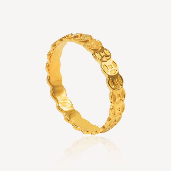 916 Gold Full Coin Ring – Top Gold Shop