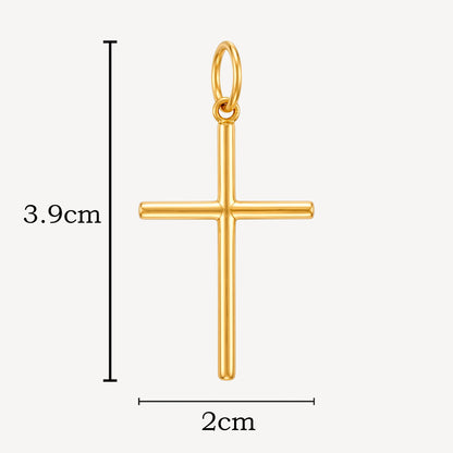 916 Gold Cross Pendant (2)