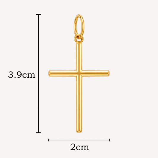 916 Gold Cross Pendant (2)