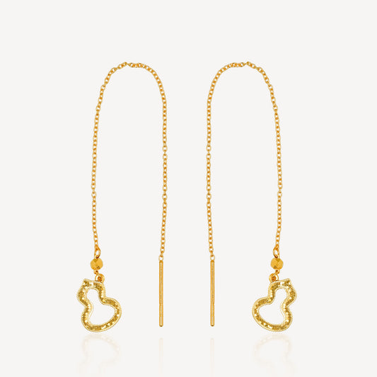 999 Gold Crush Hulu Threader Earring