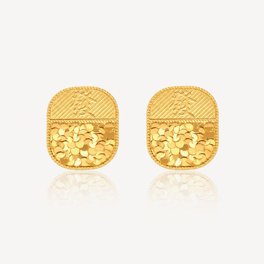 916 Gold Crush 发 Earring