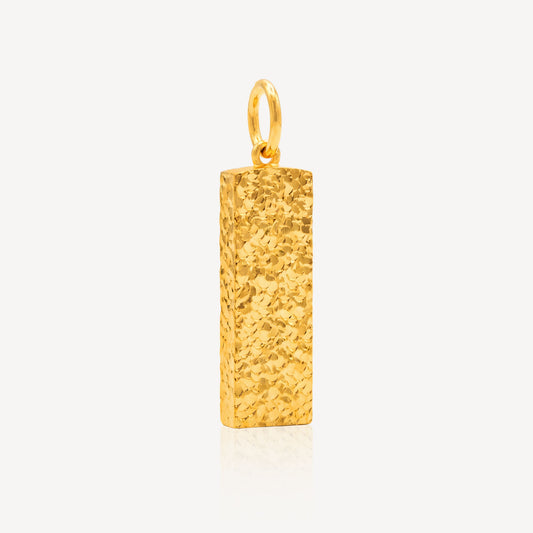 916 Gold Crush 四方来财 Pendant - Top Gold Shop Gold Jewellery in singapore