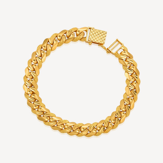 916 Gold Cuban Bracelet (50gm)