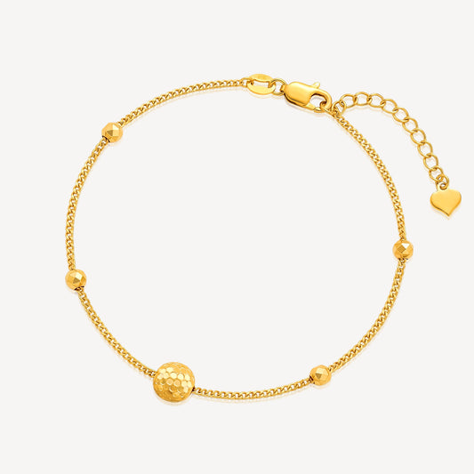 916 Gold DiscoBall Bracelet