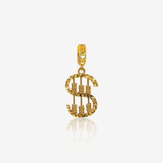 916 Gold Dollar Charm