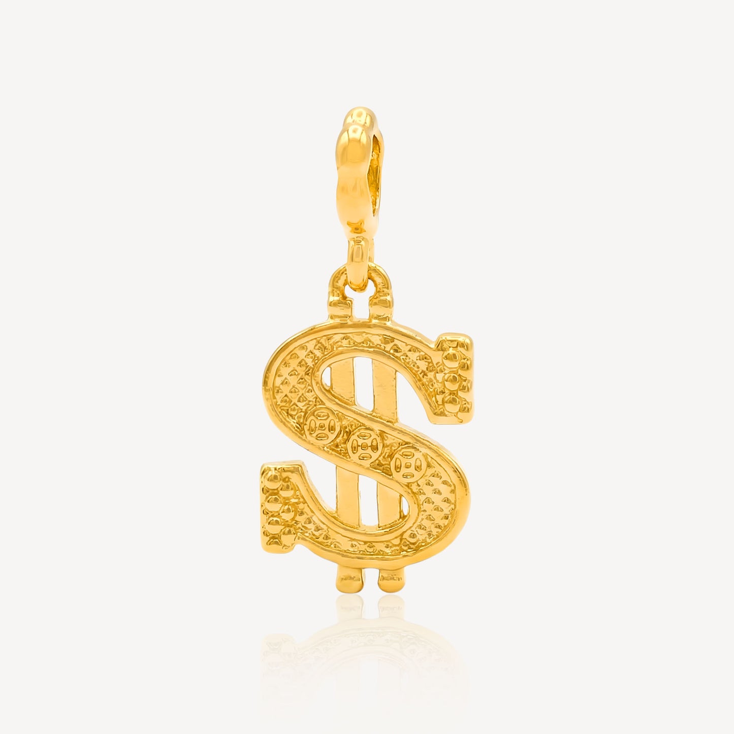 916 Gold Dollar Charm (FREE SHINY STRING)