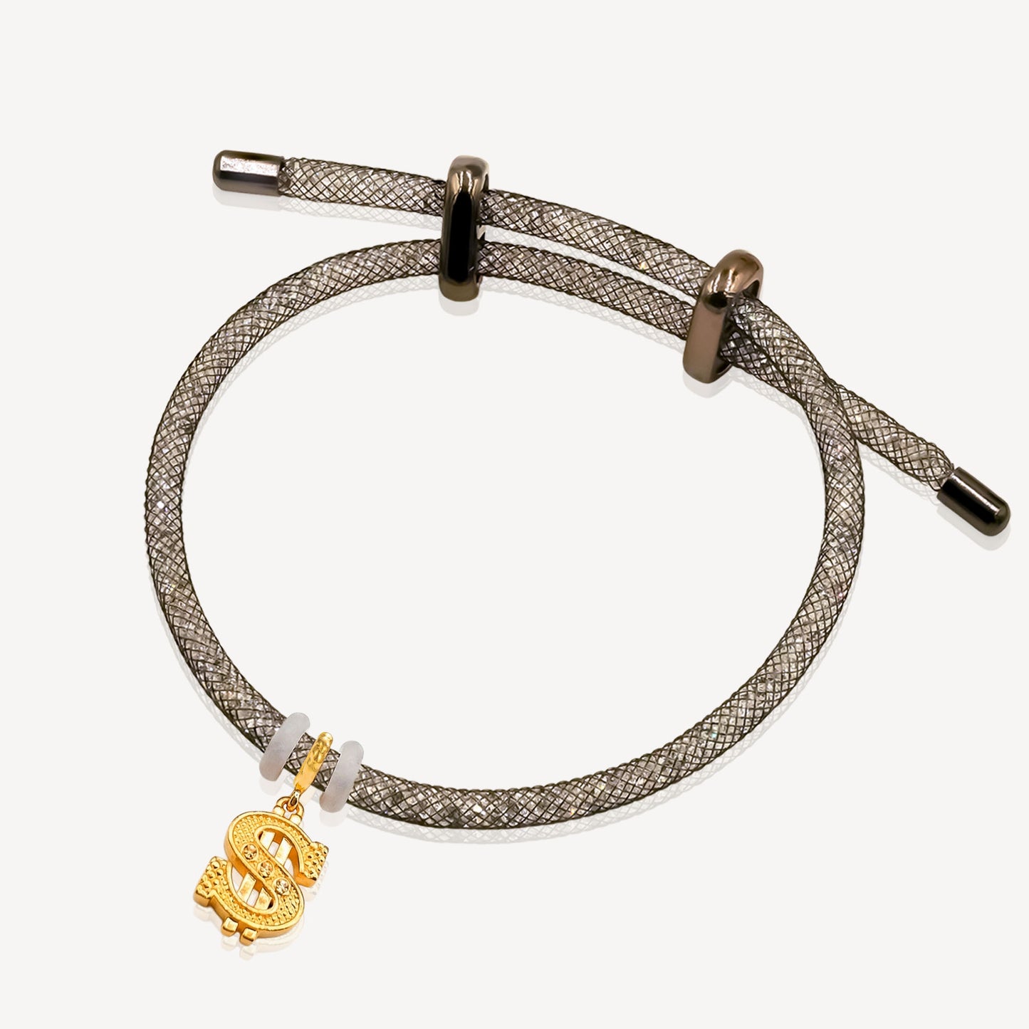 916 Gold Dollar Charm (FREE SHINY STRING)