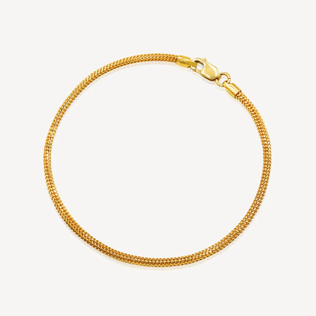 916 Gold Dragon Bracelet (1mm)