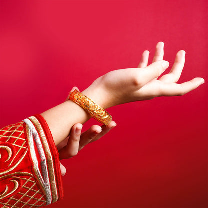 916金龙凤结婚手镯