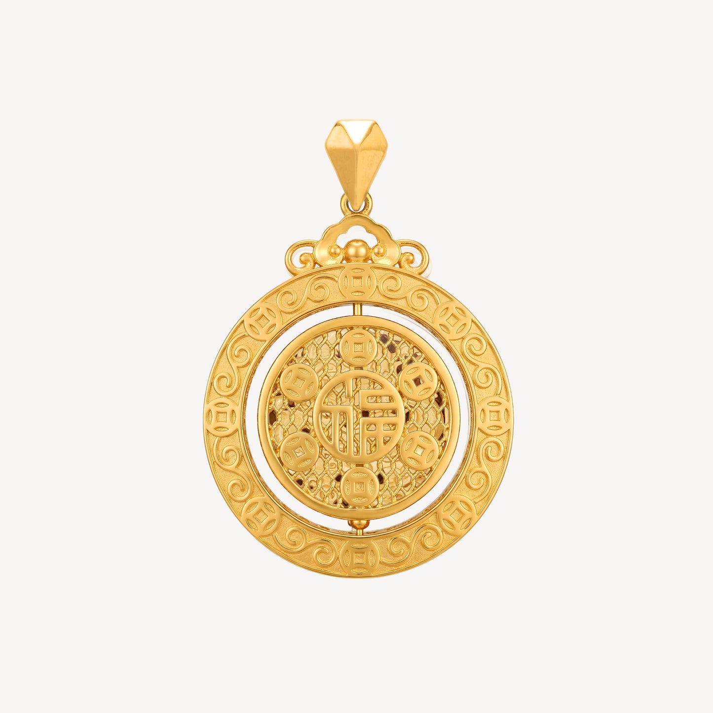 916金龙旋转吊坠