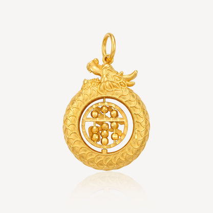 916金龙旋转吊坠