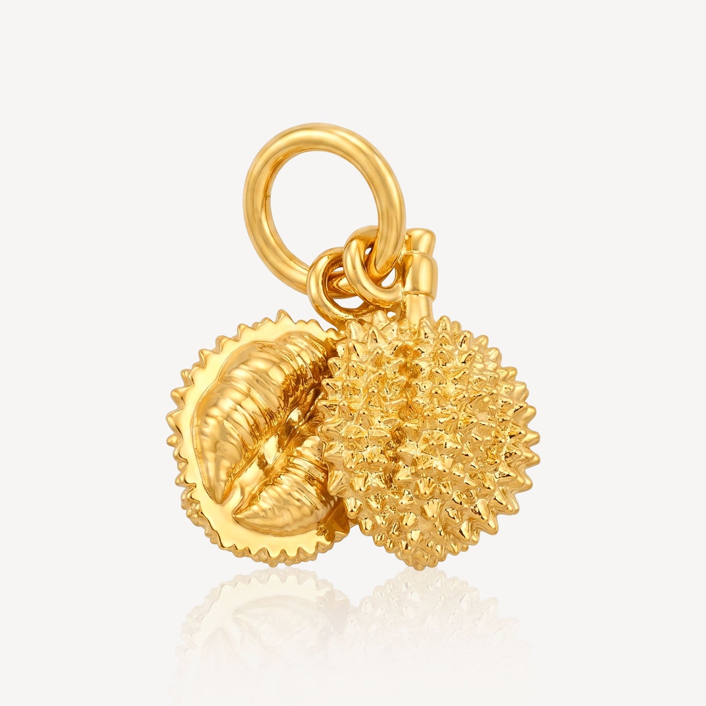 916 Gold Durian Pendant