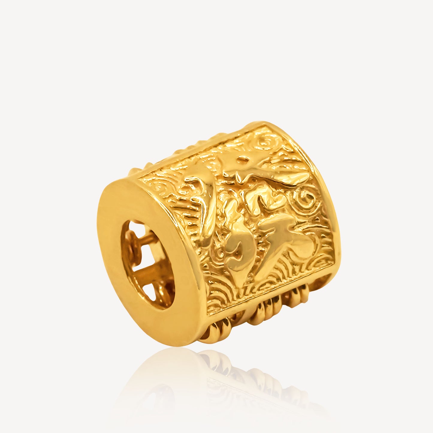 916 Gold FA Abacus Charm