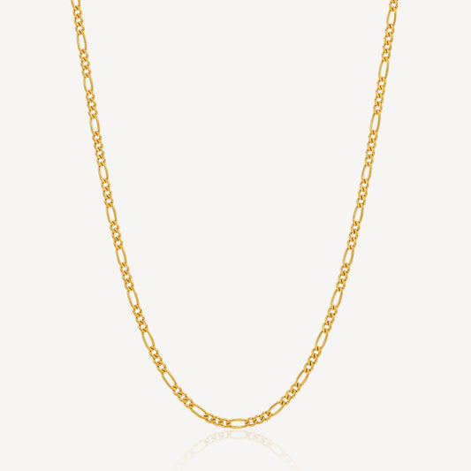 916 Gold Figaro Box Chain