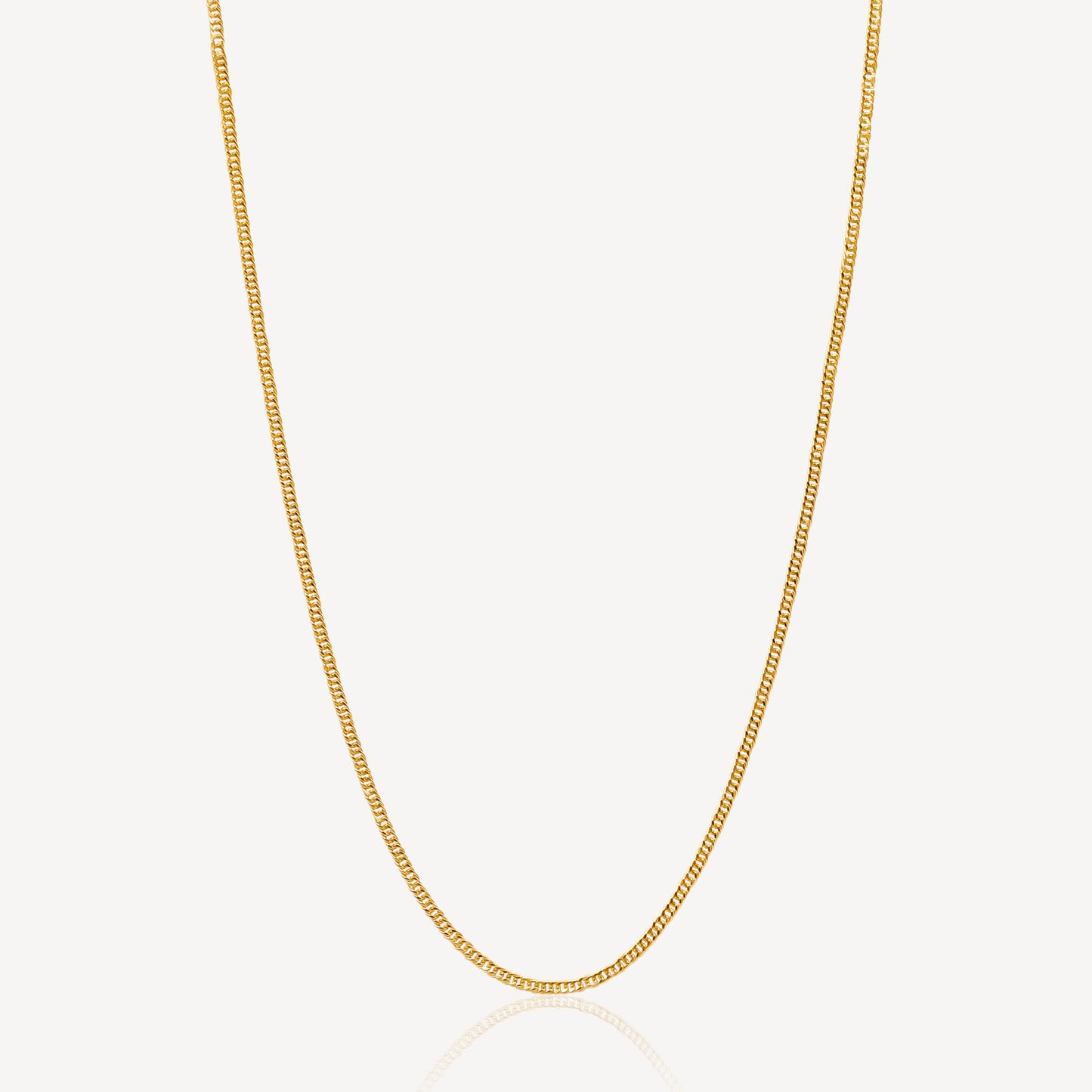 916 金迷你古巴链