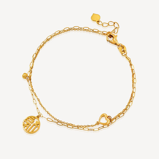 916 Gold Fu Bracelet