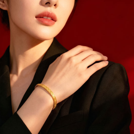 916 Gold Full Coin Bangle