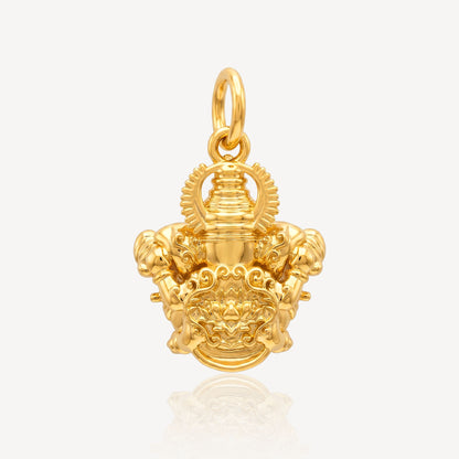 916 Gold Ganesha Pendant