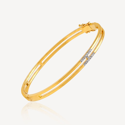 916 Gold H Fahion Bangle
