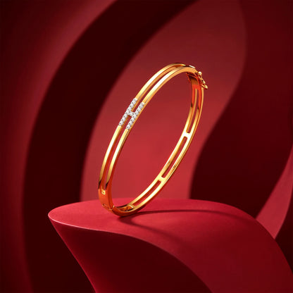 916 Gold H Fahion Bangle