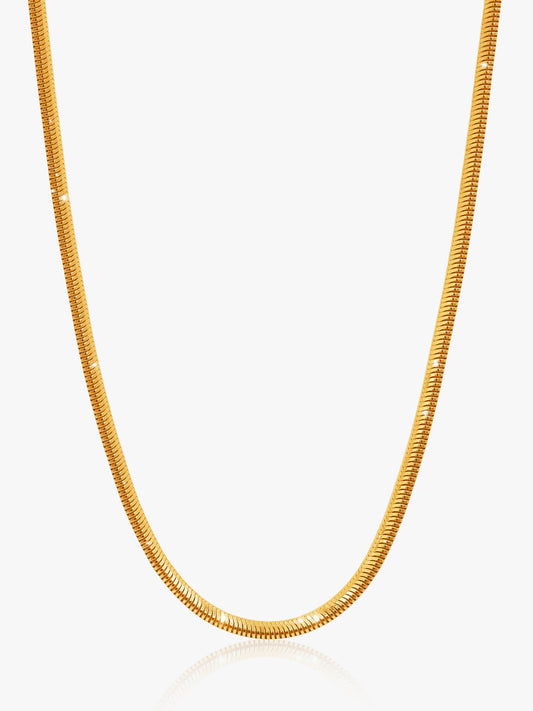 916 Gold Herringbone Chain