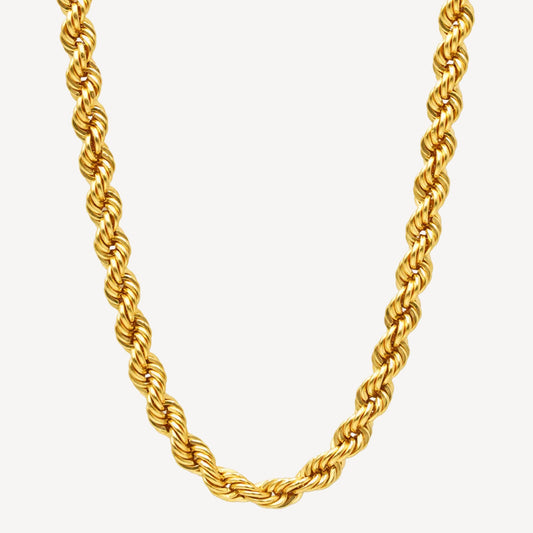 916 Gold Hollow Rope Chain (5mm/5.5mm series)
