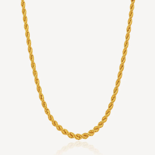 916 Gold Hollow Rope Chain (2.5mm) - Top Gold Shop Gold Jewellery in singapore