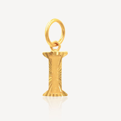 916 Gold I Pendant (Small)