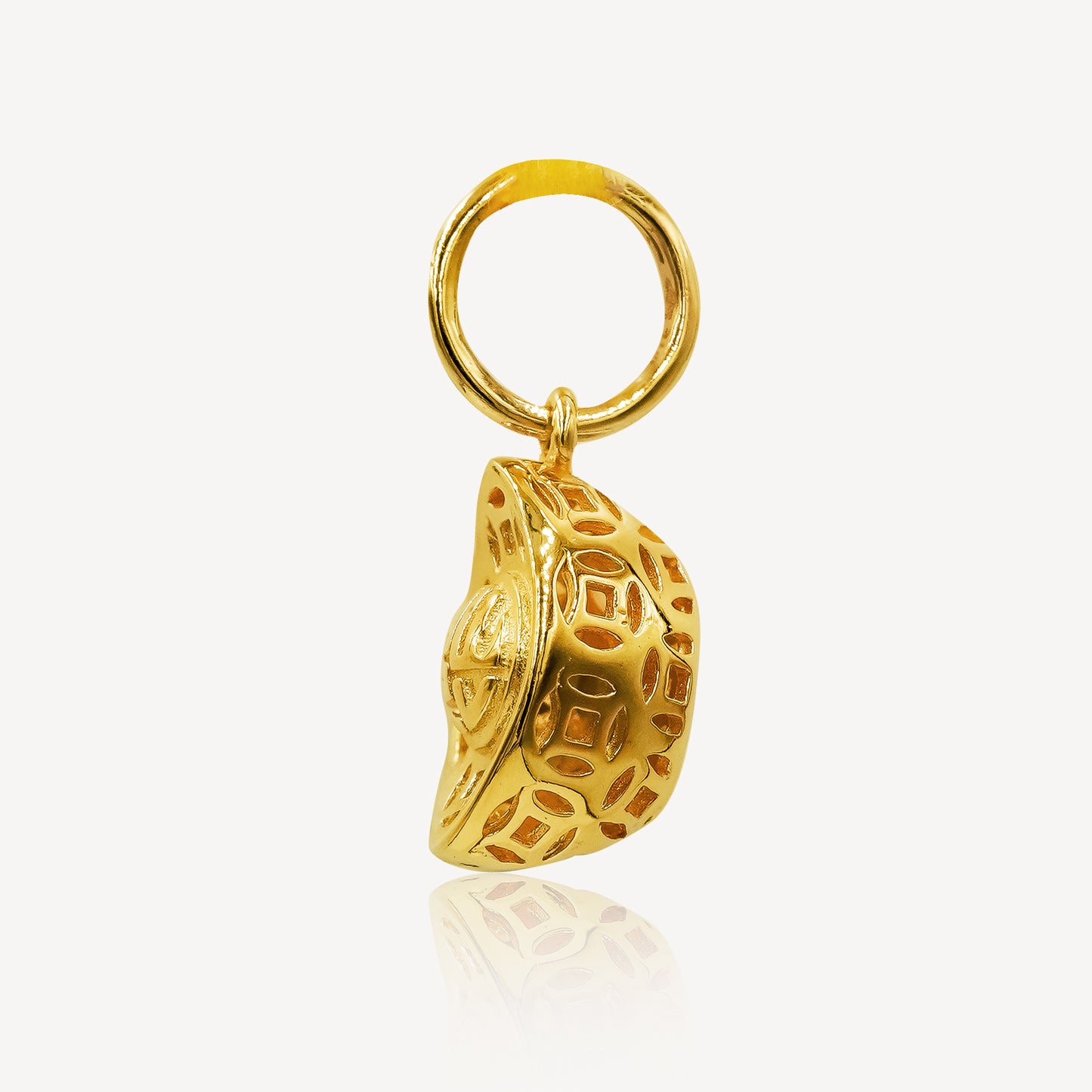 916 Gold Ingot Charm