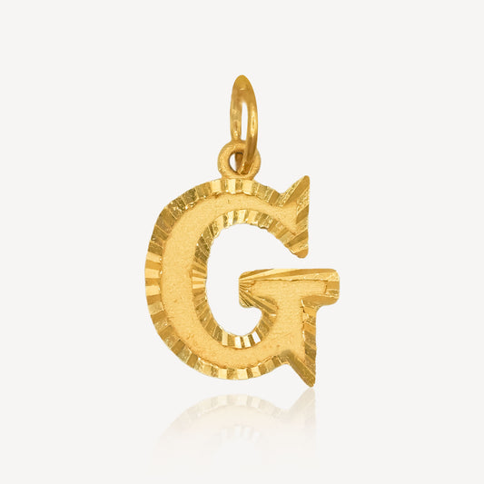 916 Gold G Pendant (Big)