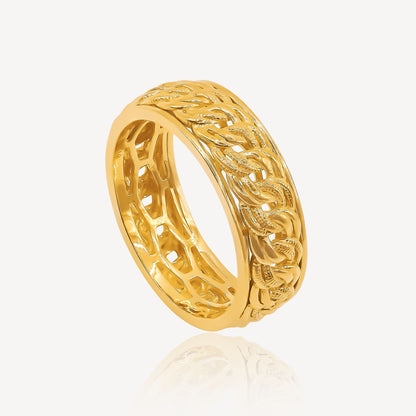 916 Gold Coco Rotate Ring