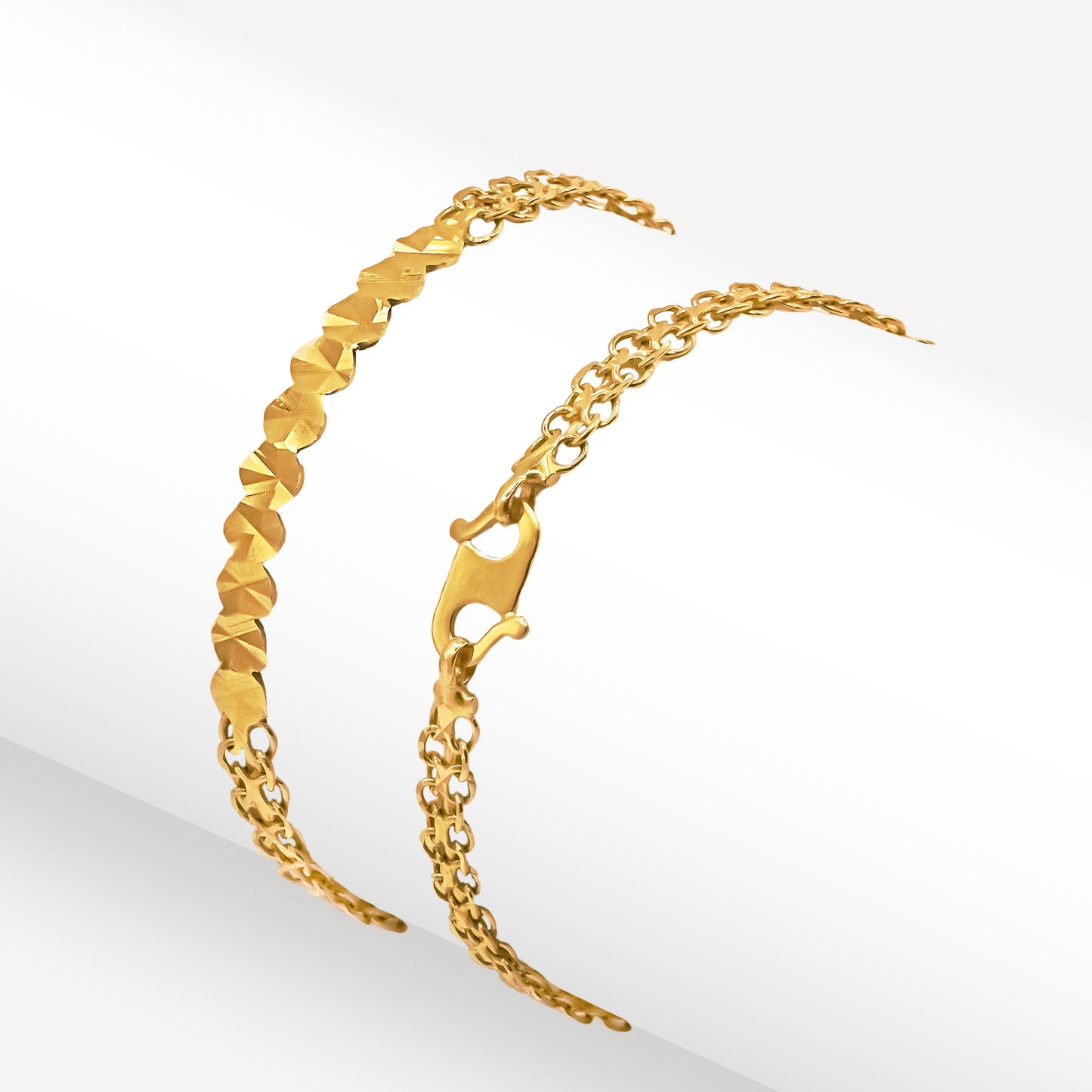 916 Gold Baby Shinny Bracelet