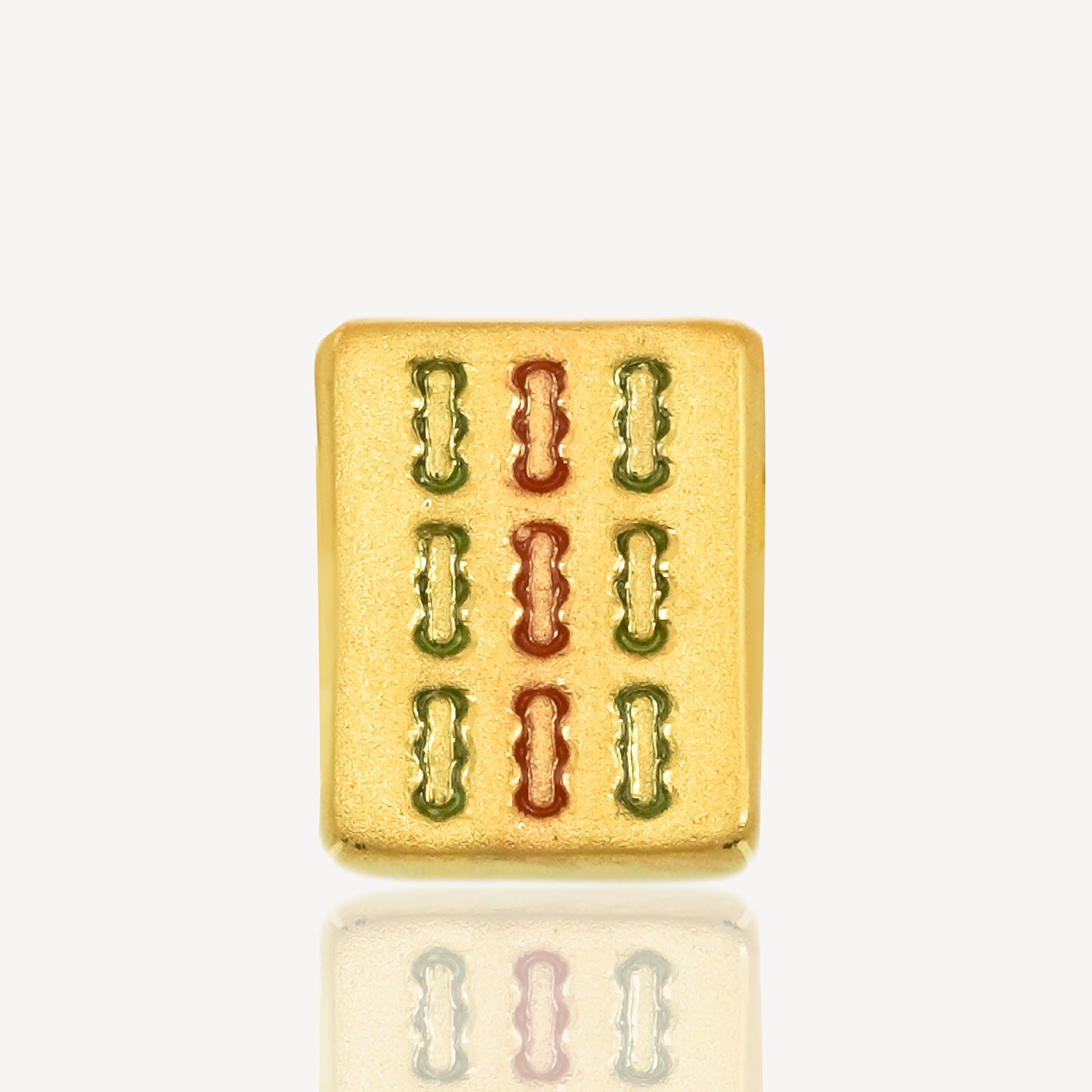 999 Gold Mahjong 九索 Charm