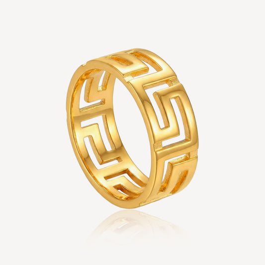 916 Gold Maze Full Ring