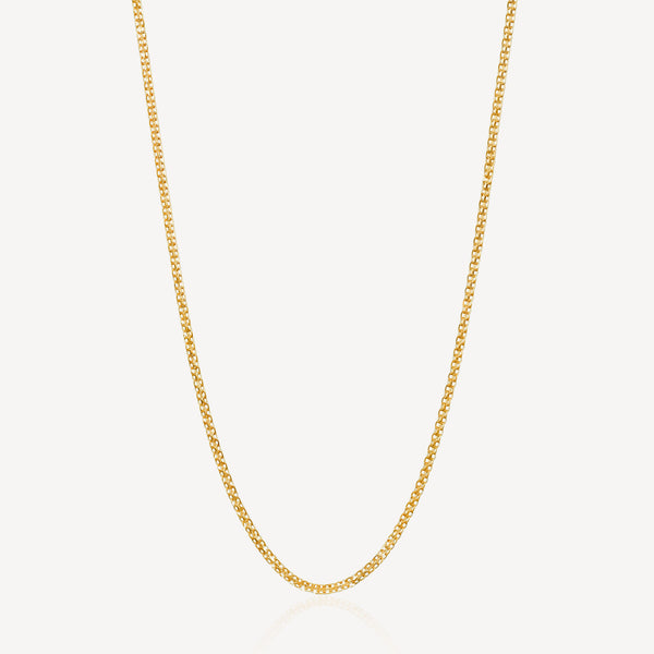 916 Gold Milan Box Chain – Top Gold Shop