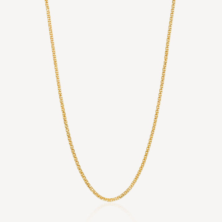916 Gold Milan Box Chain – Top Gold Shop