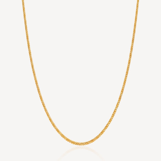 916 Gold Milan Box Chain (Square)