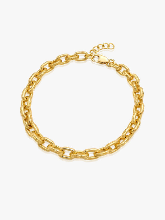 916 Gold Mini Link Bracelet
