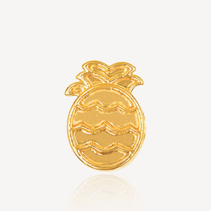 916 Gold Pineapple Charm