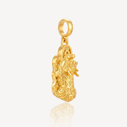 916 Gold Pixiu with Coin Charm