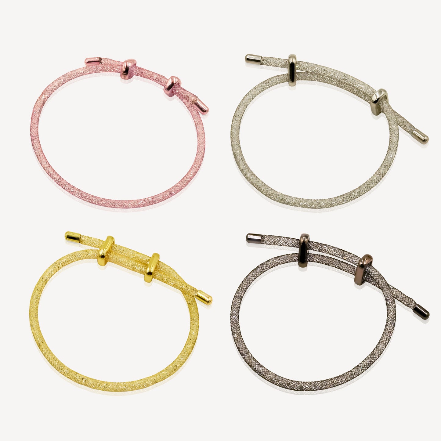 916 Gold Plaid Horse Charm (FREE SHINY STRING)