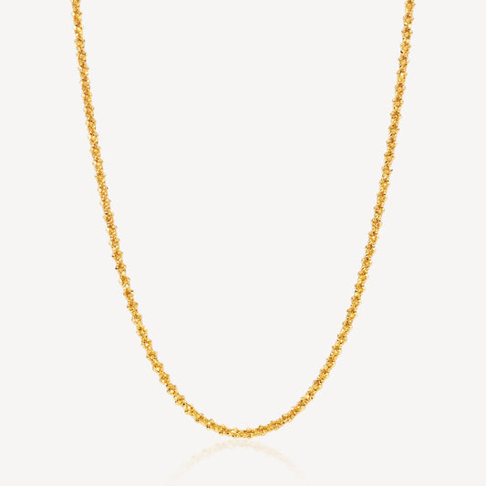 916 Gold Popcorn Chain